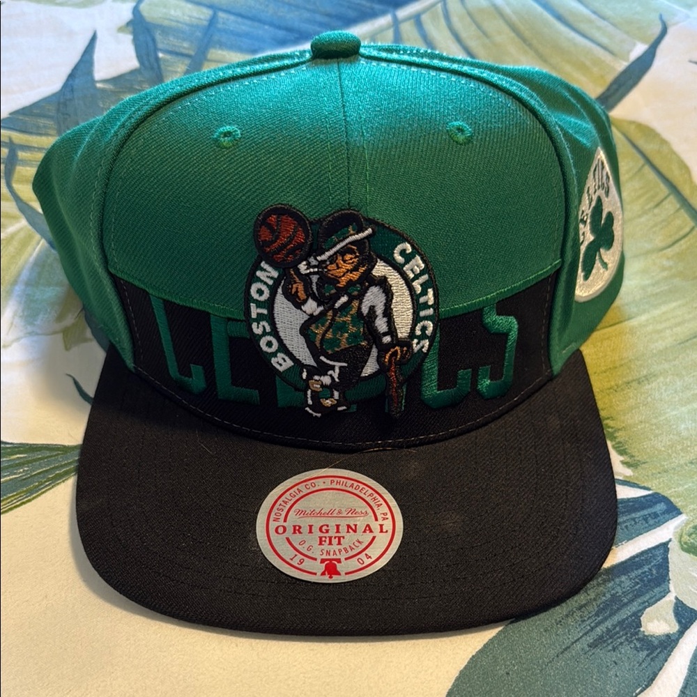 Boston Celtics Green and Black Snapback Hat